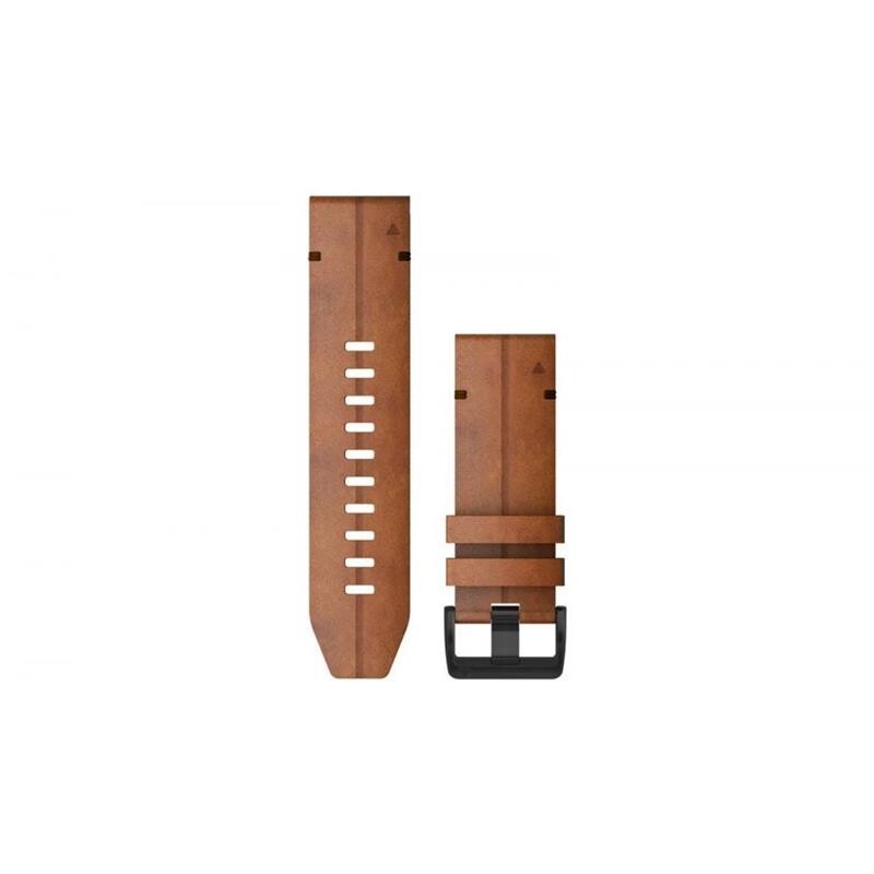 Ремешок Garmin QuickFit 26mm для Garmin Fenix 6X Chestnut Leather (010-12864-05)