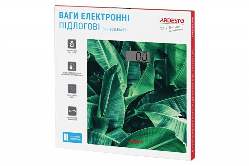 Ваги підлогові Ardesto SCB-965Leaves
