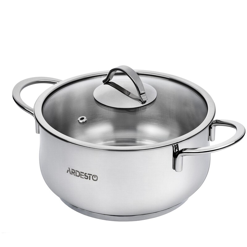 Кастрюля Ardesto Black Mars 18 см 2.3 л (AR0723S)