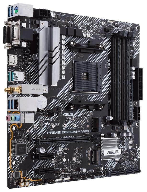 Материнская плата Asus Prime B550M-A WiFi II Socket AM4