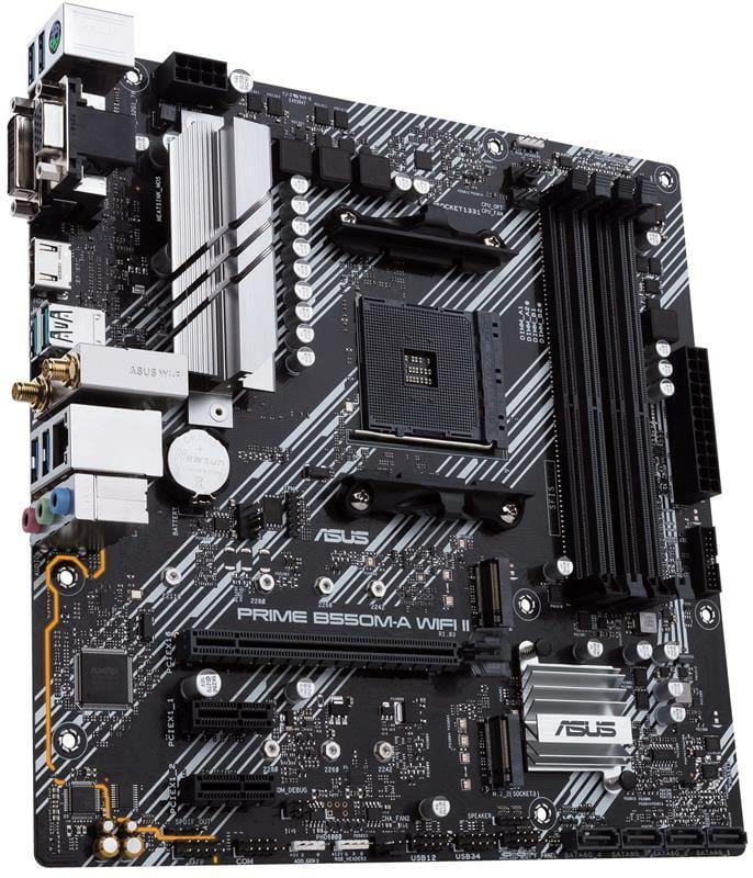 Материнская плата Asus Prime B550M-A WiFi II Socket AM4