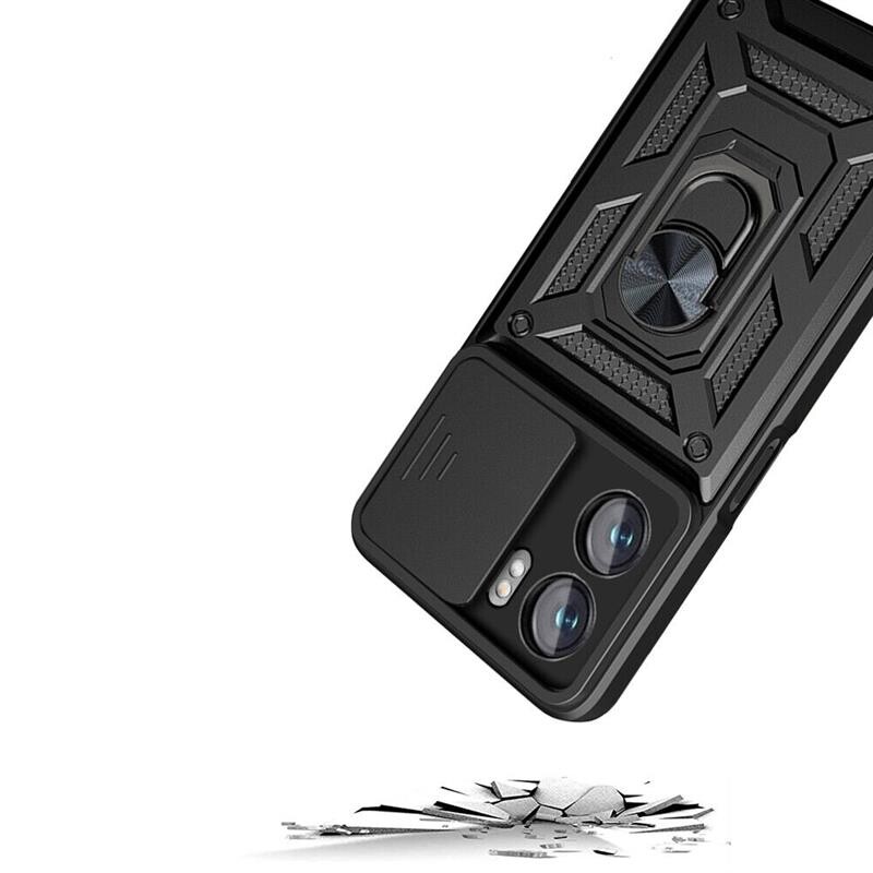 Чeхол-накладка BeCover Military для Oppo A76/A96 Black (707405)