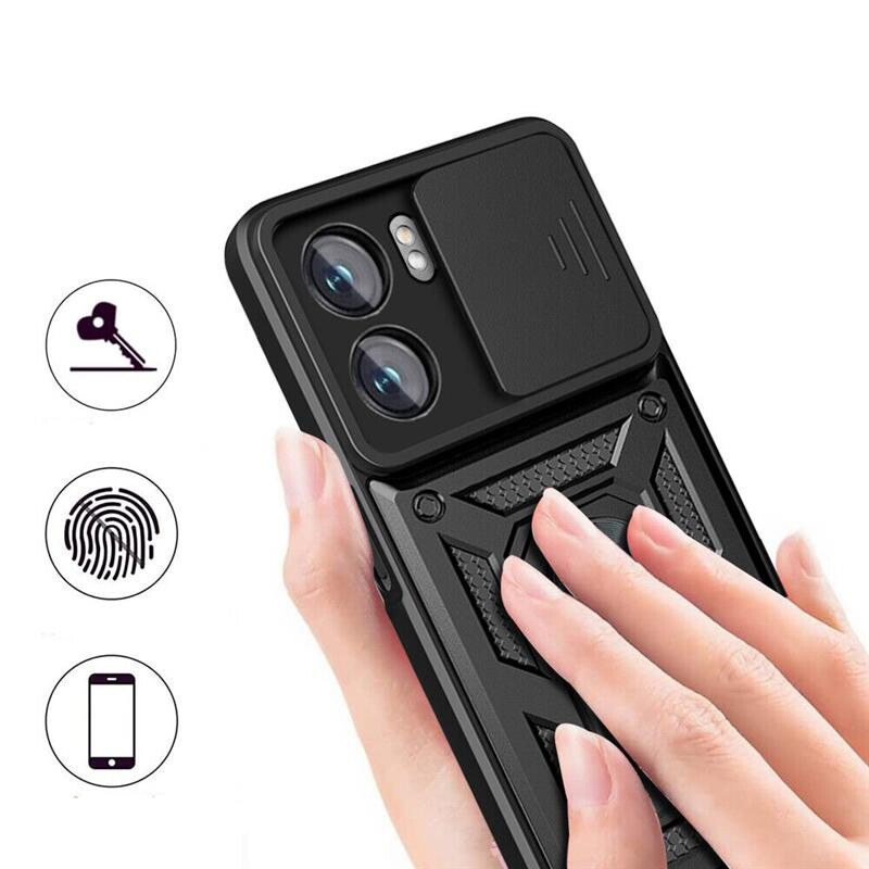 Чeхол-накладка BeCover Military для Oppo A76/A96 Black (707405)