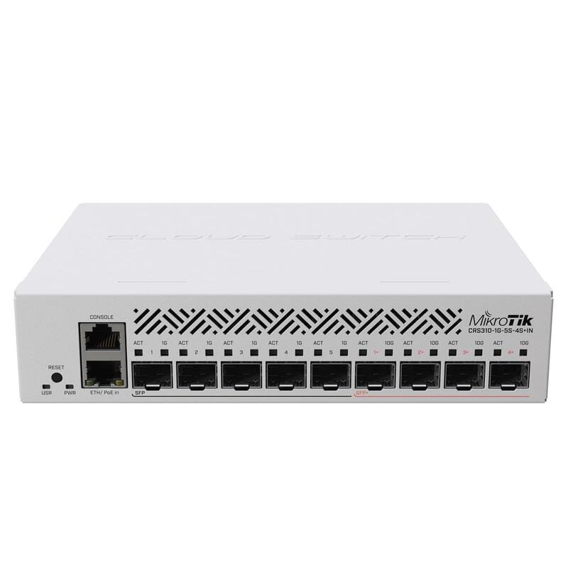 Коммутатор MikroTik CRS310-1G-5S-4S+IN