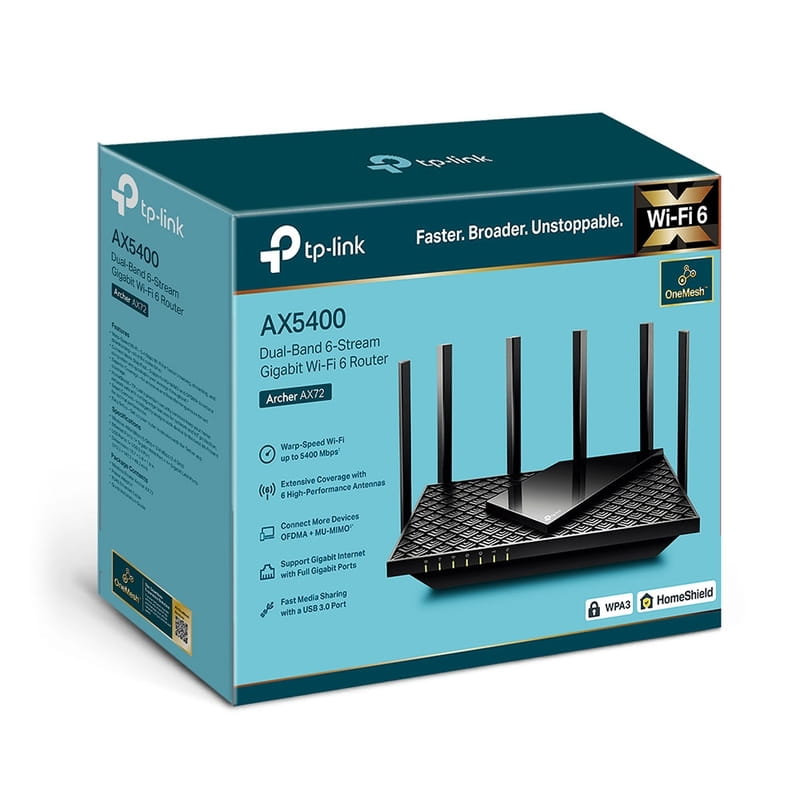 Беспроводной маршрутизатор TP-Link Archer AX72