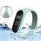 Фото - Ремешок BeCover Nylon Style для Xiaomi Mi Smart Band 7 Lime-Gray (707664) | click.ua