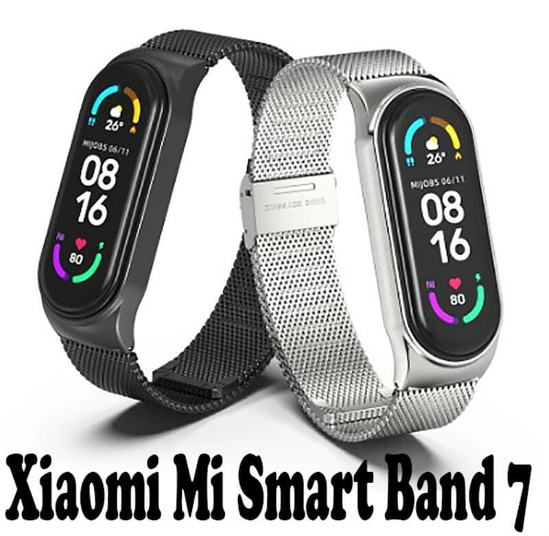 Ремешок BeCover Metal для Xiaomi Mi Smart Band 7 Gold (707495)