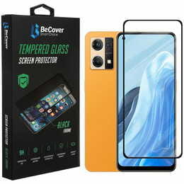 Защитное стекло BeCover для Oppo Reno7 Black (707605)