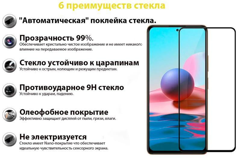Защитное стекло BeCover для Motorola Moto G31/G41/G42 Black (707598)