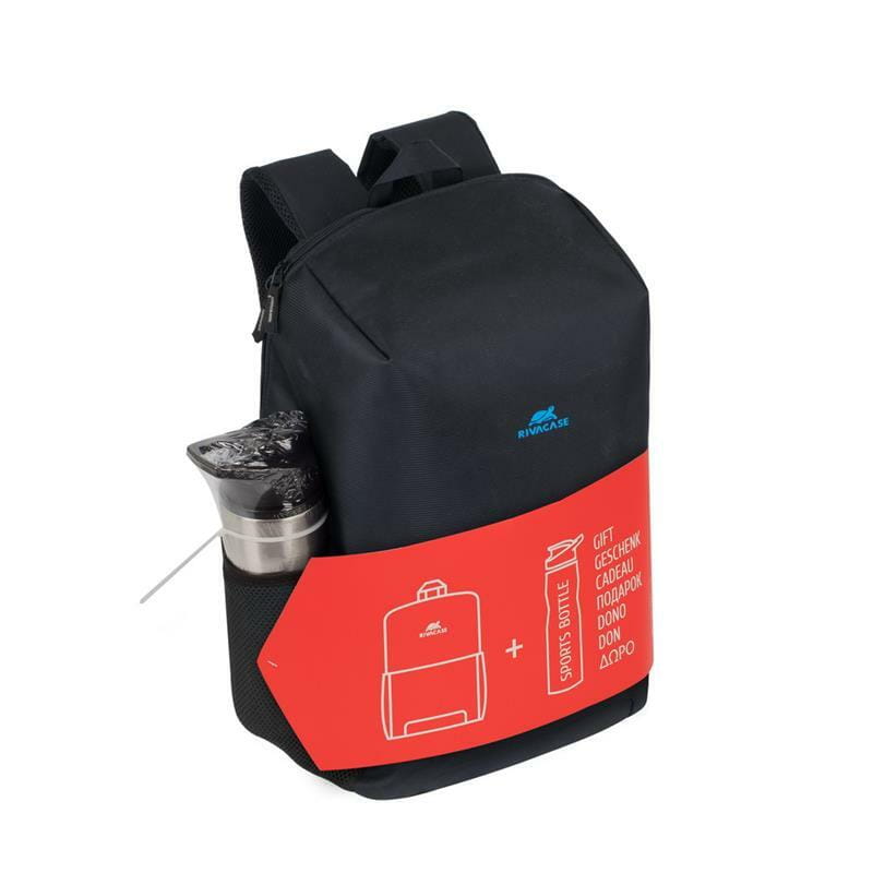 Рюкзак Rivacase 7761 15.6" Khaki + спортивная бутылка 750 ml