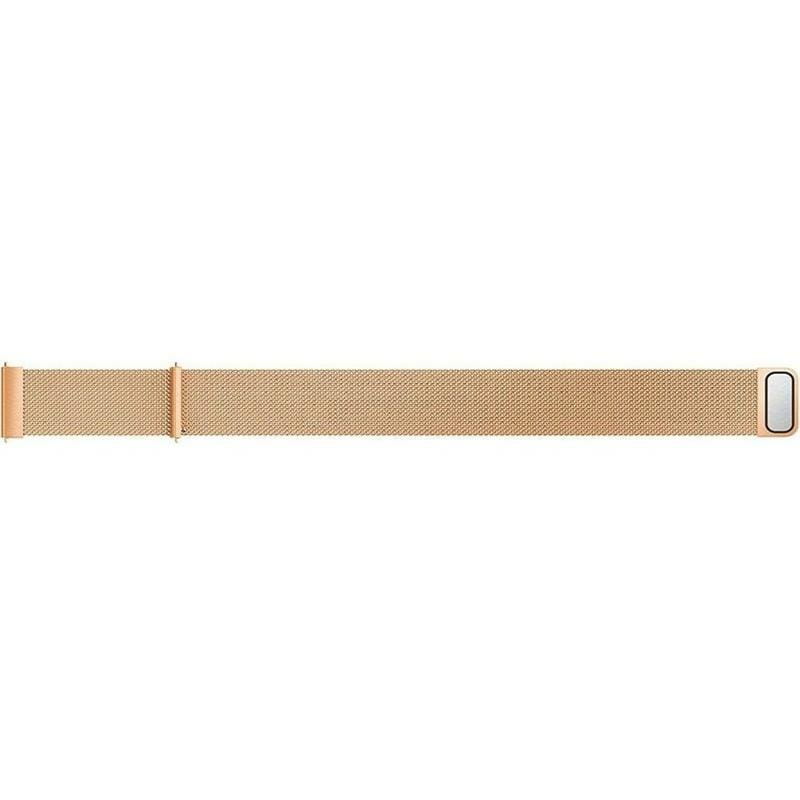 Ремешок BeCover Milanese Style для Samsung Galaxy (20mm)/Watch 5/ Watch 4 40/44mm/Watch 4 Classic 42mm/Watch Active/Active 2 40/44mm/Watch 3 41mm/Gear S2/Classic/Gear Sport Rose Gold (707676)