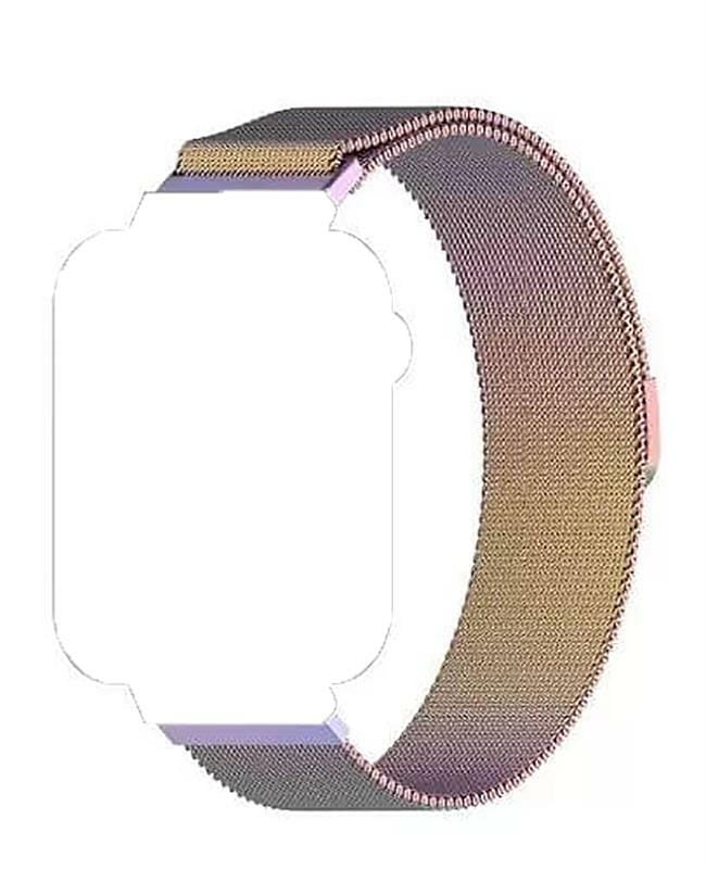 Ремешок BeCover Milanese Style для Samsung Galaxy (20mm)/Watch 5/ Watch 4 40/44mm/Watch 4 Classic 42mm/Watch Active/Active 2 40/44mm/Watch 3 41mm/Gear S2/Classic/Gear Sport Rainbow (707678)