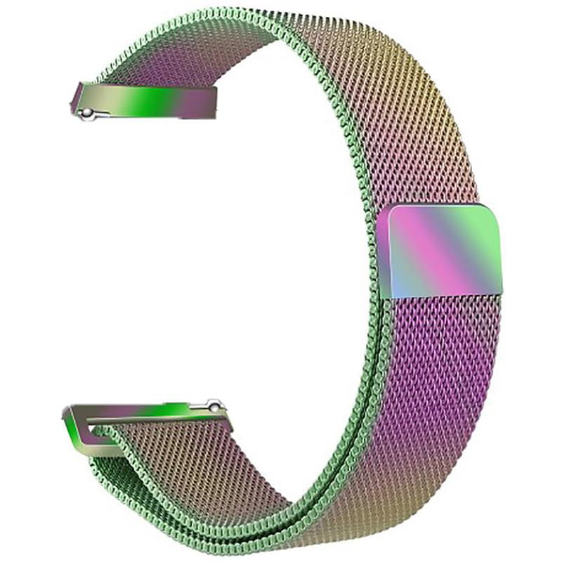 Ремінець BeCover Milanese Style для Amazfit Stratos (22mm)/Stratos 2/2S/3/Amazfit GTR 2/Amazfit GTR 47mm/Amazfit GTR Lite 47mm/Amazfit Nexo/Amazfit Pace/Amazfit GTR 3 Pro Rainbow (707734)