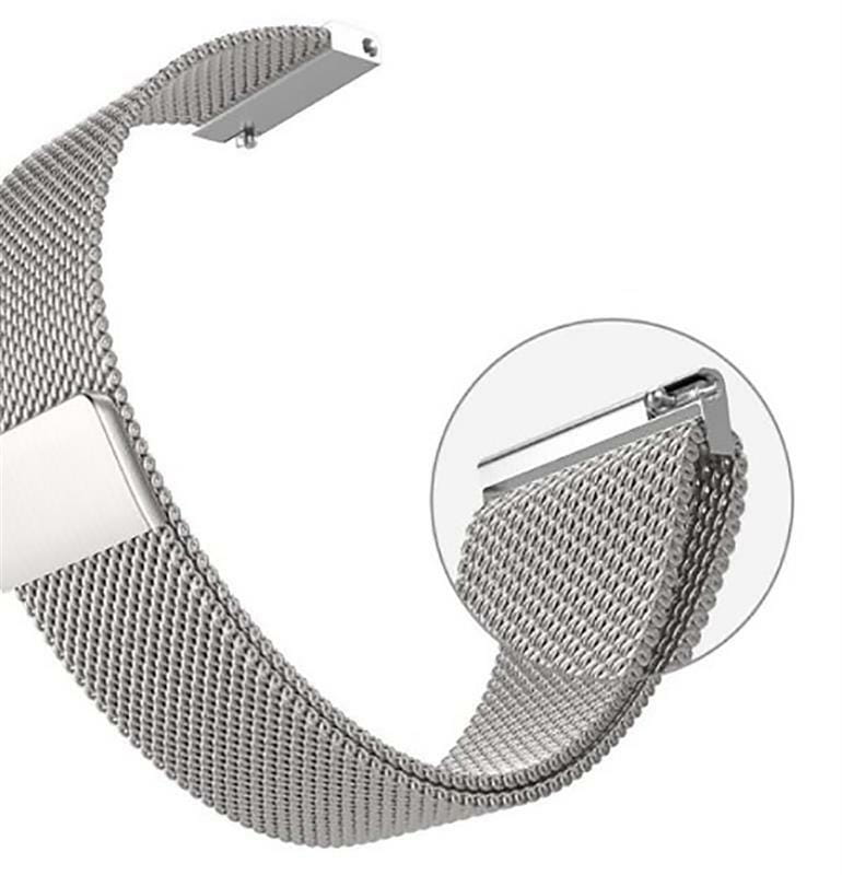 Ремешок BeCover Milanese Style для Amazfit Stratos (22mm)/Stratos 2/2S/3/Amazfit GTR 2/Amazfit GTR 47mm/Amazfit GTR Lite 47mm/Amazfit Nexo/Amazfit Pace/Amazfit GTR 3 Pro Silver (707731)