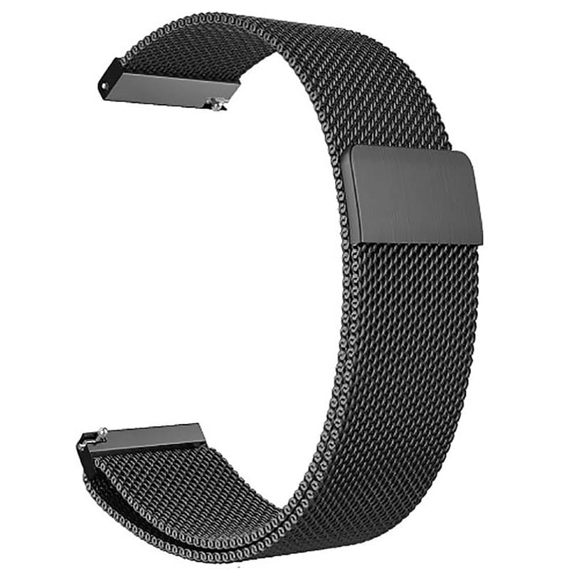 Ремешок BeCover Milanese Style для Amazfit Stratos (22mm)/Stratos 2/2S/3/Amazfit GTR 2/Amazfit GTR 47mm/Amazfit GTR Lite 47mm/Amazfit Nexo/Amazfit Pace/Amazfit GTR 3 Pro Gray (707729)