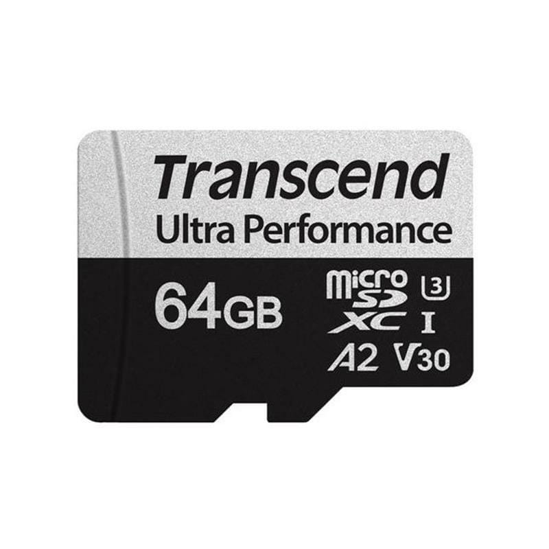Карта памяти MicroSDXC 64GB UHS-I/U3 Class 10 Transcend 340S R160/W125MB/s + SD-адаптер (TS64GUSD340S)