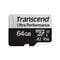 Фото - Карта памяти MicroSDXC 64GB UHS-I/U3 Class 10 Transcend 340S R160/W125MB/s + SD-адаптер (TS64GUSD340S) | click.ua