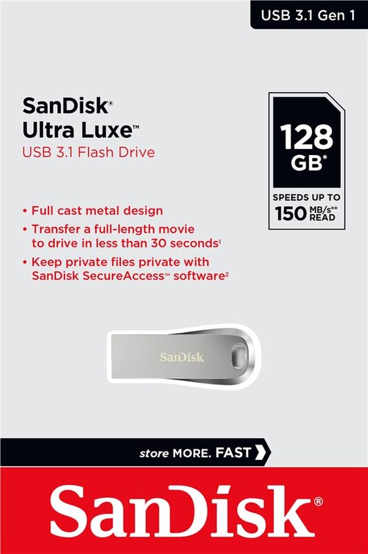 Флеш-накопитель USB3.1 128GB SanDisk Ultra Luxe (SDCZ74-128G-G46)