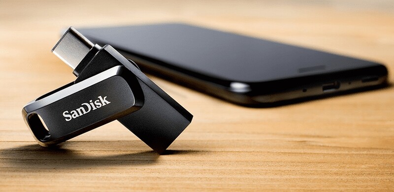Флеш-накопитель USB 256GB Type-C SanDisk Dual Drive Go Black (SDDDC3-256G-G46)