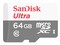 Фото - Карта пам`яті MicroSDXC 64GB UHS-I Class 10 SanDisk Ultra R100/W10MB/s + SD-адаптер (SDSQUNR-064G-GN3MA) | click.ua