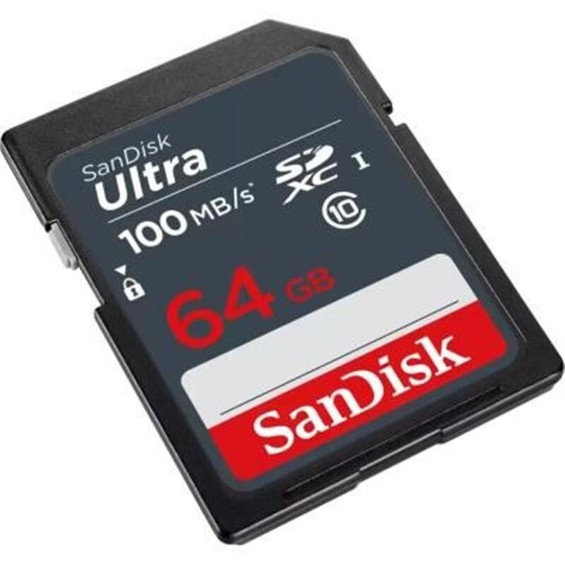 Карта памяти SDHC  64GB UHS-I Class 10 SanDisk Ultra (SDSDUNR-064G-GN3IN)