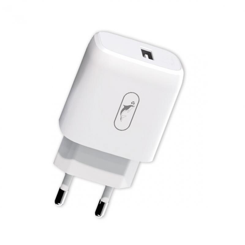 Зарядное устройство SkyDolphin SC22E (1USB, 2.1A) White (MZP-000157)