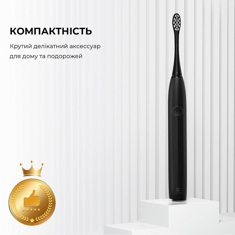 Розумна зубна електрощітка Oclean Endurance Electric Toothbrush Black (6970810552386)