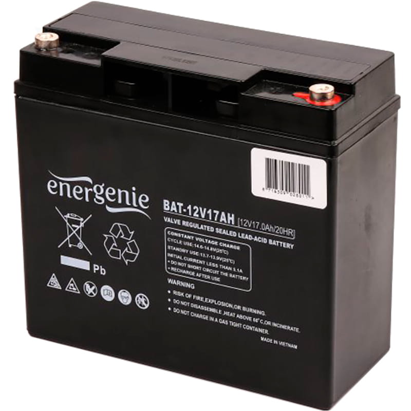 Акумуляторна батарея EnerGenie 12V 17AH (BAT-12V17AH/4) AGM