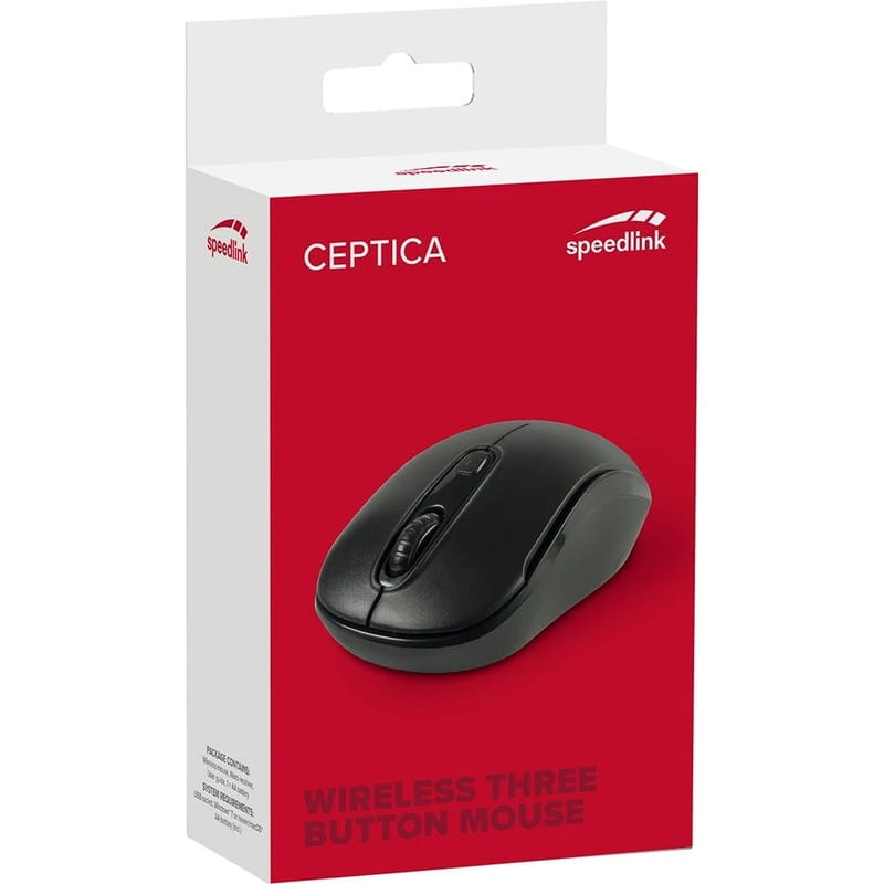 Миша бездротова SpeedLink Ceptica Black (SL-630013-BKBK)