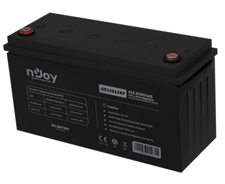 Аккумуляторная батарея Njoy GE15012KF 12V 150AH (BTVGCLTODHLKFCN01B) GEL