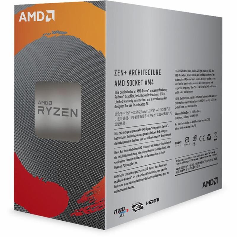 Процессор AMD Ryzen 3 3200G (3.6GHz 4MB 65W AM4) Box (YD3200C5FHBOX)