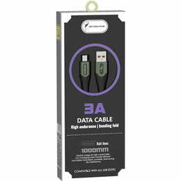 Кабель SkyDolphin S01V USB - micro USB (M/M) 1 м, Dark Green (USB-000584)