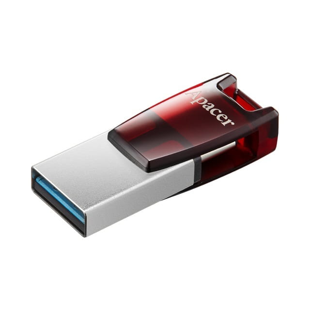 Флеш-накопитель USB3.2 Type-C 32GB Apacer AH180 Red (AP32GAH180R-1)