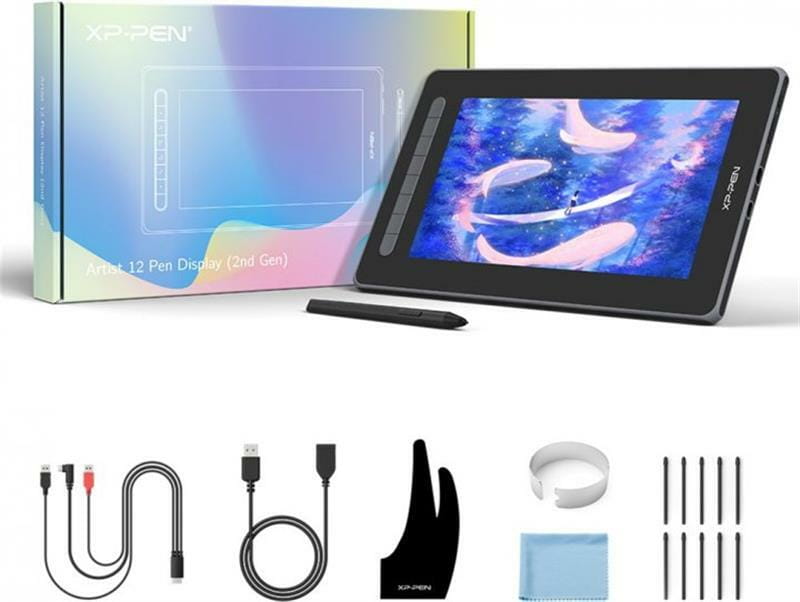 Графический монитор XP-Pen Artist 12 Pen Display (2nd Gen) Black (JPCD120FH_BK)