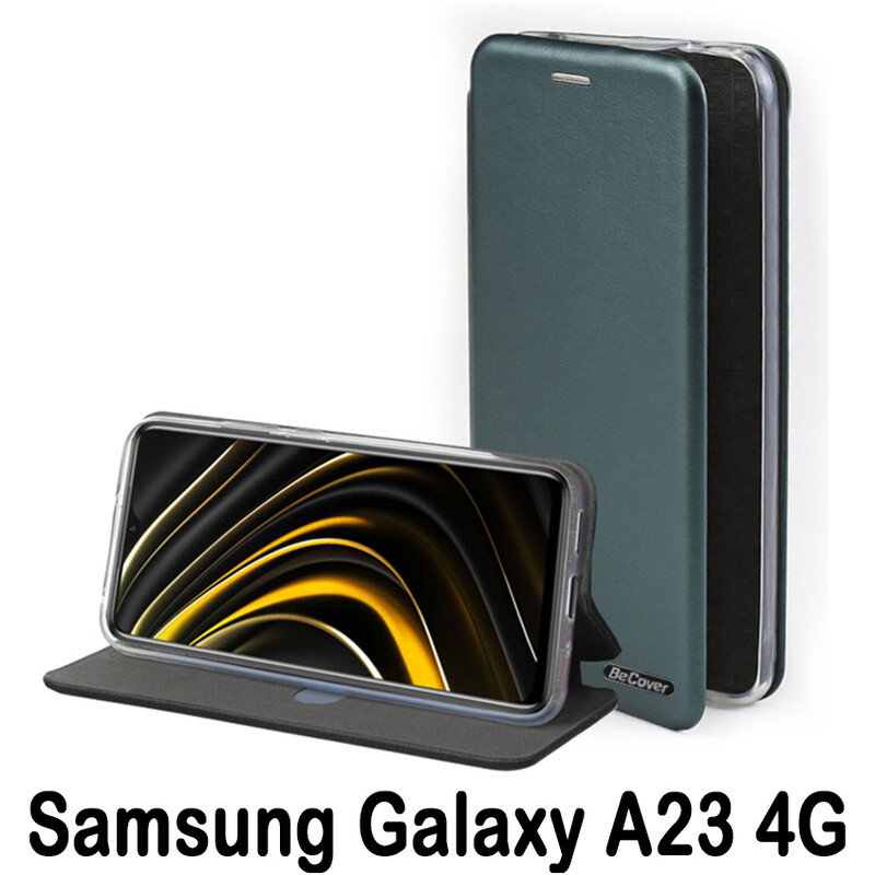 Чeхол-книжка BeCover Exclusive для Samsung Galaxy A23 SM-A235 Dark Green (707931)