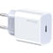Фото - Сетевое зарядное устройство Grand-X (1xUSB-C 20W) QC4.0, PD 3.0, FCP, AFC White (CH-770) | click.ua