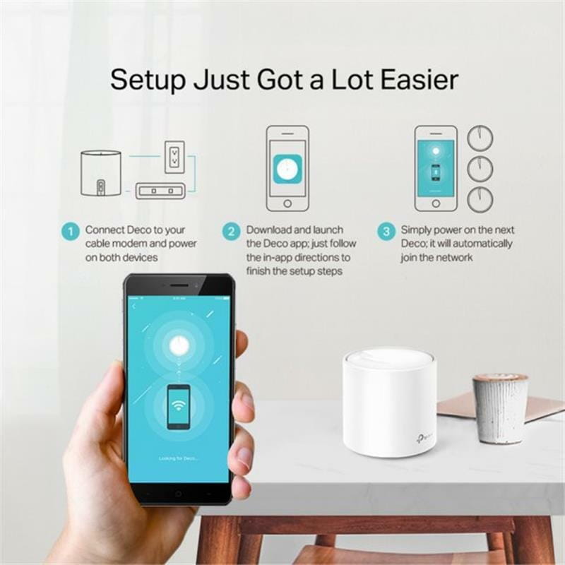 WiFi Mesh система TP-Link Deco X20 (3-pack)