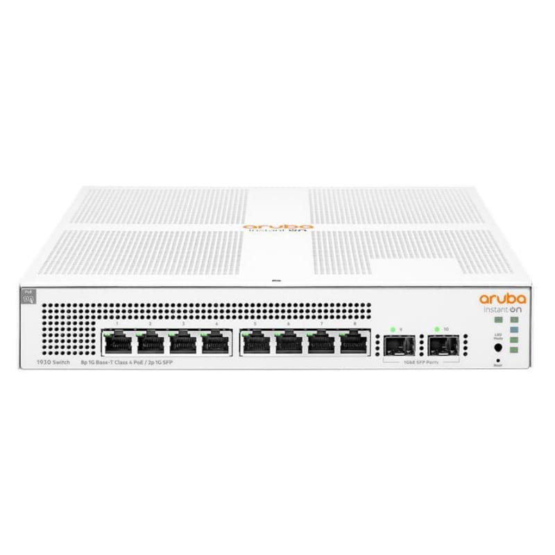 Комутатор Aruba IOn 1930 (8xGE PoE, 2xSFP, L2+) (JL681A)