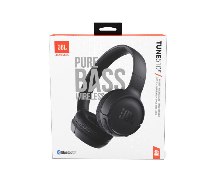 Bluetooth-гарнитура JBL Tune 510BT Black (JBLT510BTBLKEU)