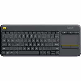 Клавіатура бездротова Logitech K400 Plus Black (920-007145)