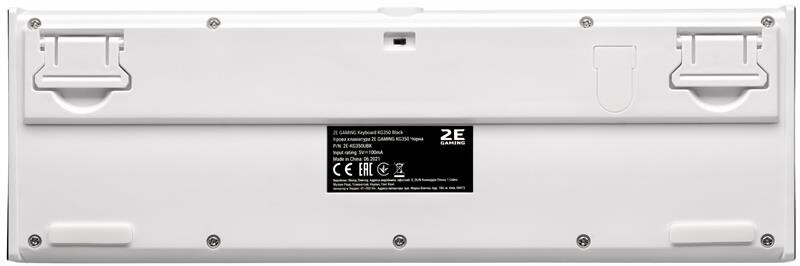 Клавіатура 2E Gaming KG350UBK RGB Ukr Black (2E-KG350UBK)