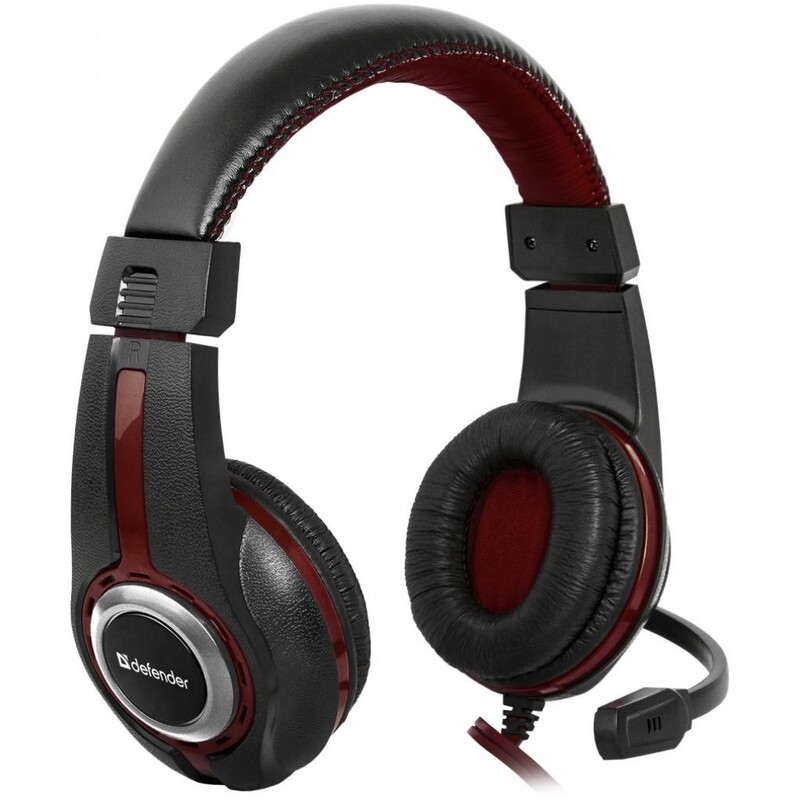 Гарнiтура Defender Warhead G-185 Black-Red (64106)
