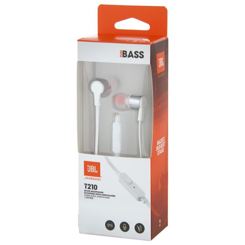 Гарнітура JBL T210 Gray (JBLT210GRY)
