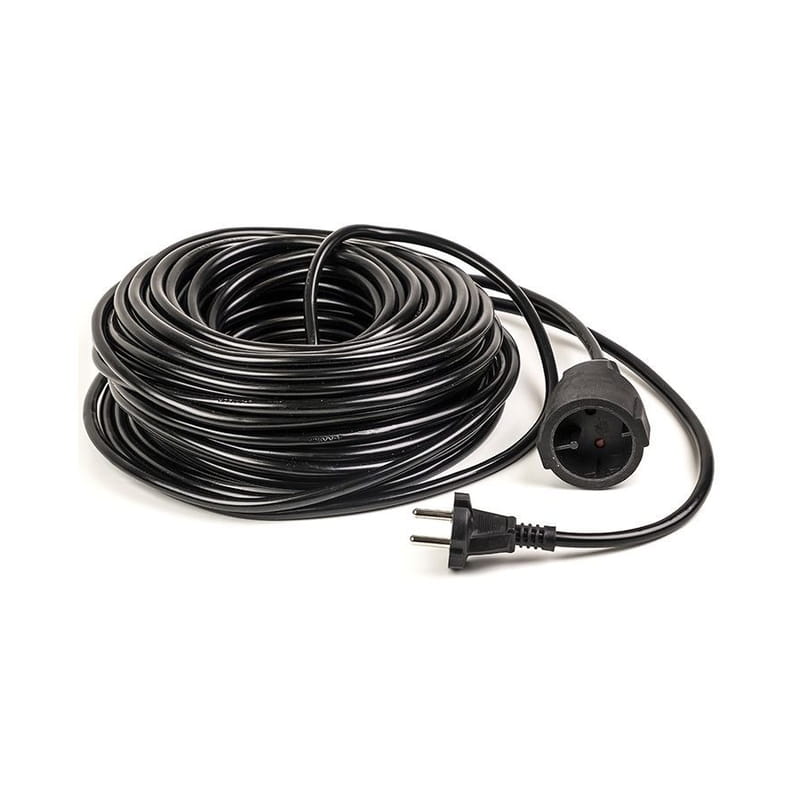 Подовжувач PowerPlant JY-3021/30 (PPEA08M300S1) 1 розетка, 30 м, чорний