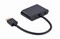 Фото - Адаптер Cablexpert HDMI - HDMI/VGA+Аудіо 3.5 мм, M/F, 0.15 м, чорний (A-HDMIM-HDMIFVGAF-01) коробка | click.ua