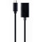 Фото - Адаптер Cablexpert USB Type-C - DisplayPort (M/F), 0.15 м, чорний (A-CM-DPF-02) | click.ua