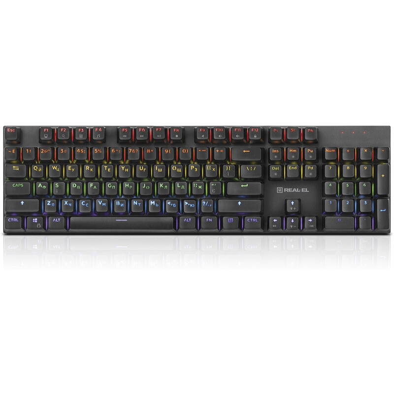 Клавіатура REAL-EL M 13 Grey USB