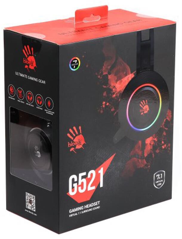 Гарнитура Bloody G521 Black