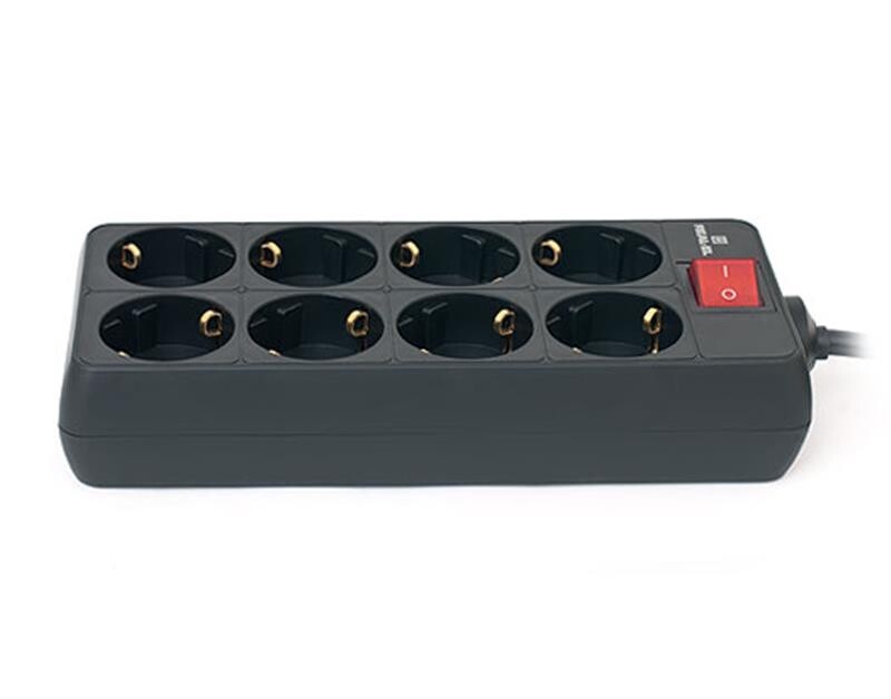 Фільтр живлення REAL-EL RS-8 Protect 1.8 м Black (EL122300021)