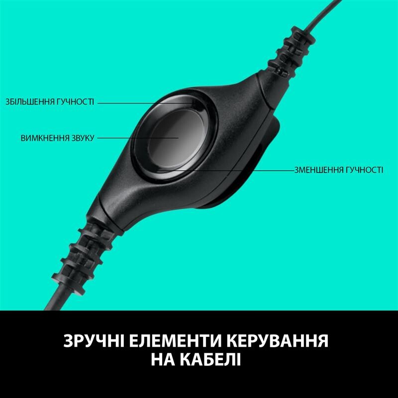Гарнітура Logitech H390 (981-000406)